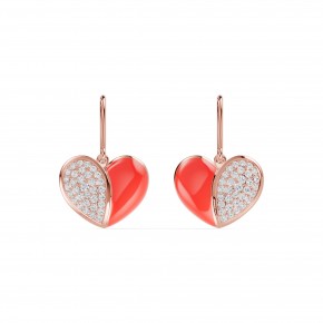 Серьги RC11101-CERM-RED-8REAR-LAB