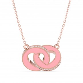 Ожерелье RC11195-CERM-PINK-4RPND-NAT
