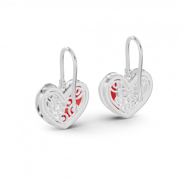 Серьги RC11101-CERM-RED-4WEAR-LAB