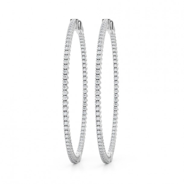 Серьги 41005-.01-50mm Lab 14K WG