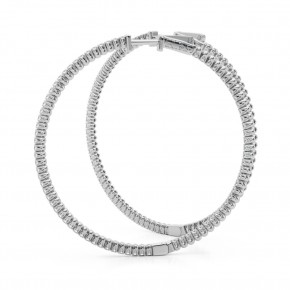 Серьги 41005-.01-50mm Lab 14K WG