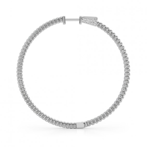 Серьги 41005-.01-50mm Lab 14K WG