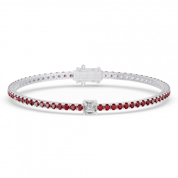 Браслет RC10590RUBY-AS-PTBR