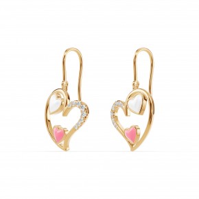 Серьги RC11097-CERM-WHITE-PINK-4YEAR-LAB