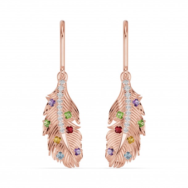 Серьги RC10957EAR-NAT-GEMS-4R