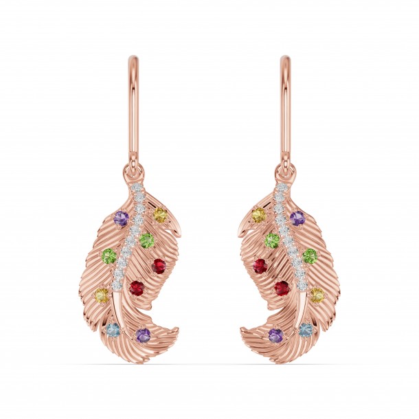 Серьги RC10960EAR-NAT-GEMS-4R