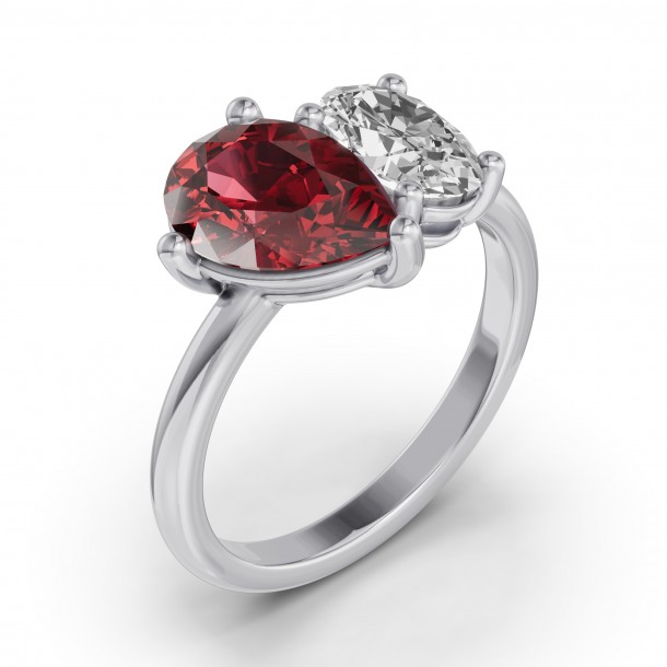 Кольцо RC10569-LABOV-RUBYPE-4.0CT-4WE