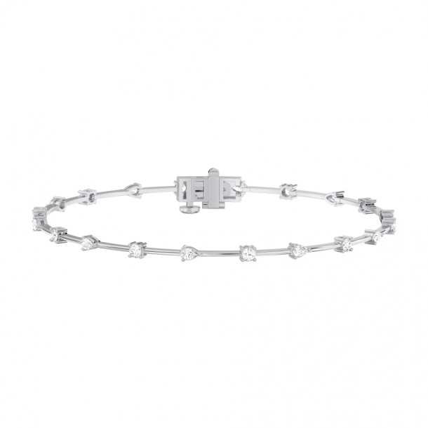 Браслет KJB17548-1.00CT-WHITE