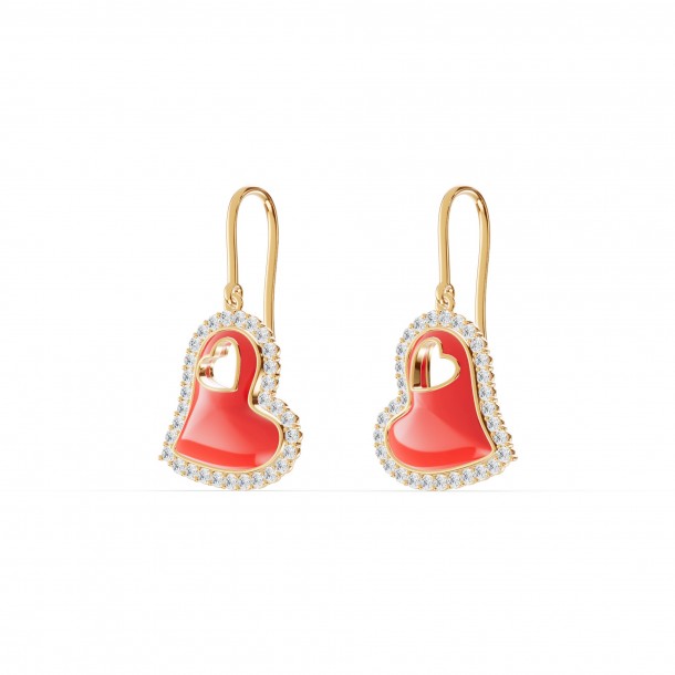 Серьги RC11125-CERM-RED-4YEAR-NAT