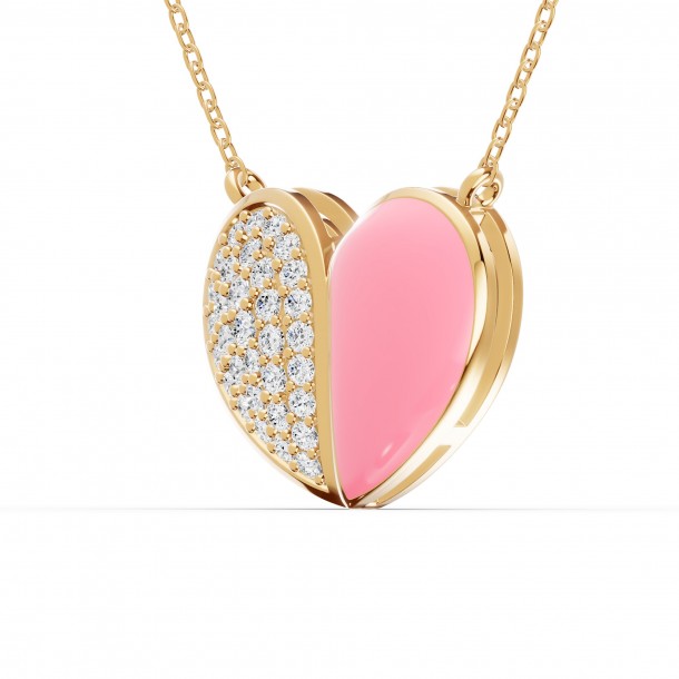 Ожерелье RC11099-CERM-PINK-4YPND-LAB