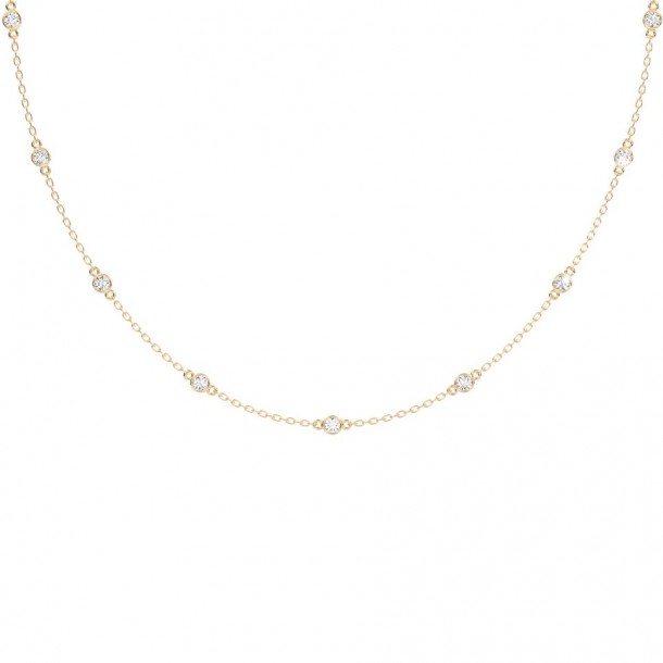 Ожерелье KJN10723-2CT-YELLOW