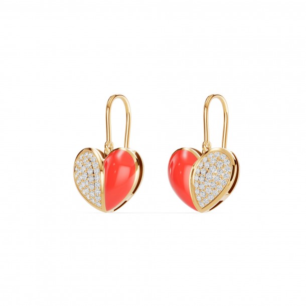 Серьги RC11101-CERM-RED-4YEAR-LAB