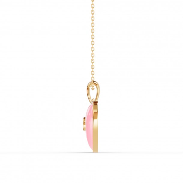 Ожерелье RC11127-CERM-PINK-4YPND-NAT