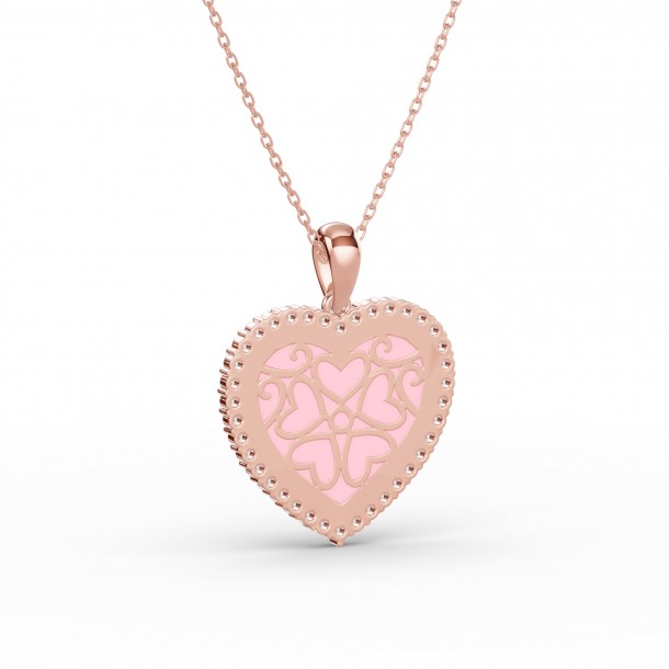 Ожерелье RC11128-CERM-PINK-4RPND-NAT