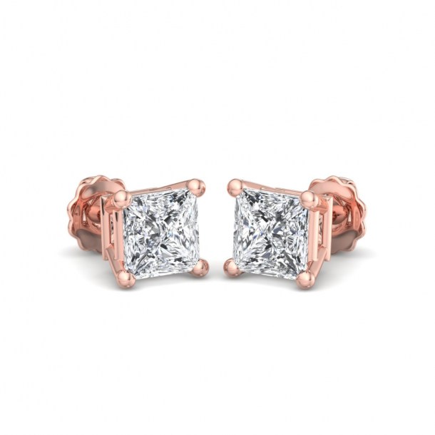 Серьги Fancy-EARSL0364-14K-R-PRP2.00
