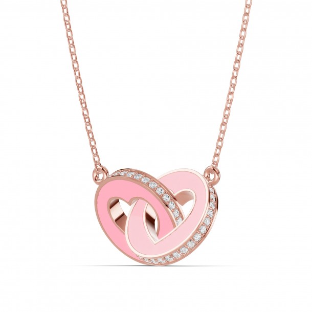 Ожерелье RC11195-CERM-PINK-8RPND-NAT