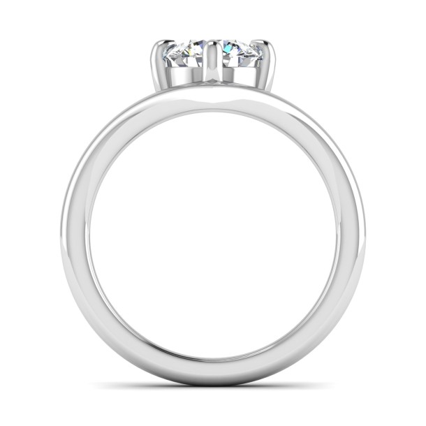 Кольцо SL0502-14K-W