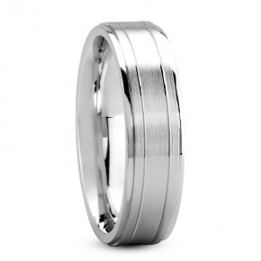 Мужское кольцо RC326M-WHITE-W7MM-PLAT Мужское кольцо RC326M-WHITE-W7MM-PLAT