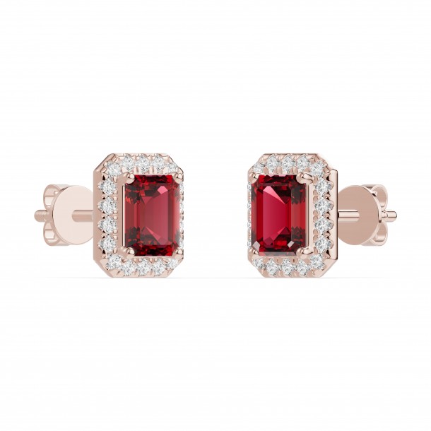 Серьги RC10830-GRNT-4REAR-LAB