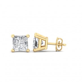 Серьги Fancy-EARSL0364-14K-Y-PRP1.00