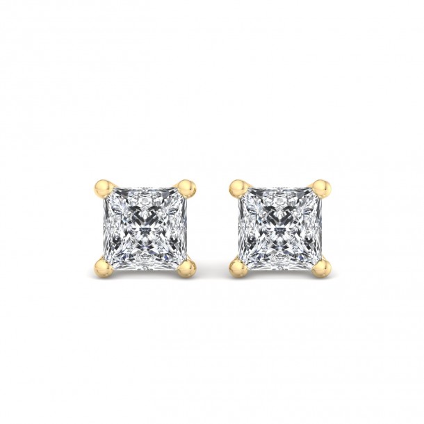 Серьги Fancy-EARSL0364-14K-Y-PRP1.00