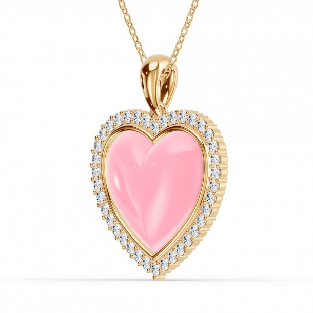 Ожерелье RC11128-CERM-PINK-4YPND-NAT