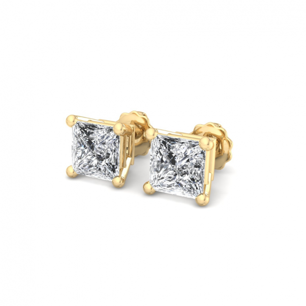 Серьги Fancy-EARSL0364-18K-Y-PRP.50