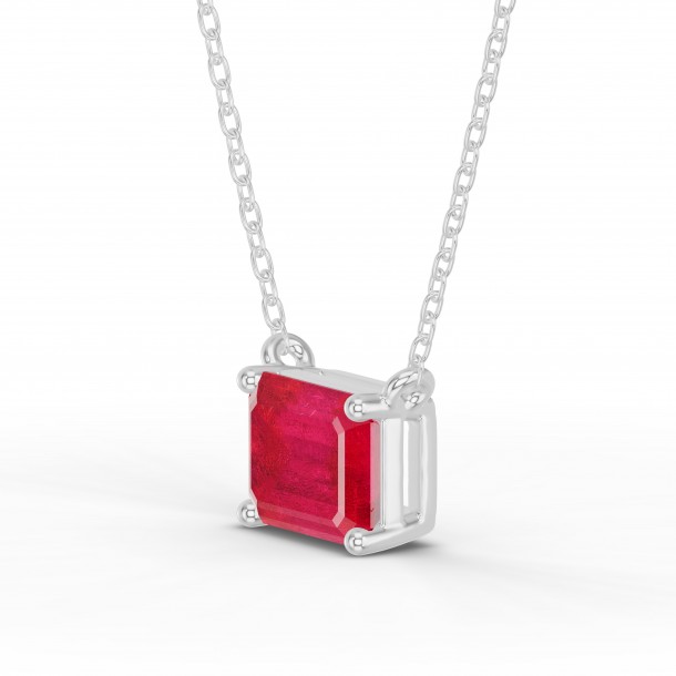 Ожерелье RC11014-RUBY-4WPND