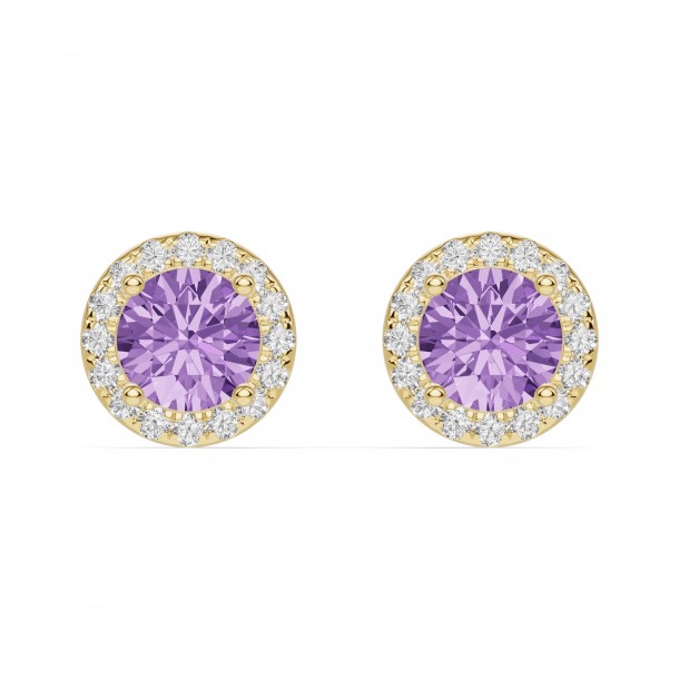 Серьги RC10836-AMETH-8YEAR-LAB
