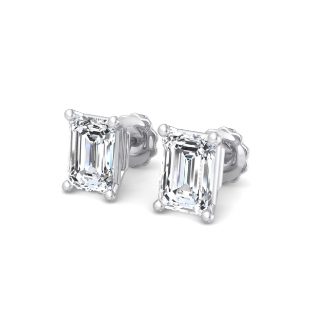 Серьги Fancy-EARSL0364-18K-W-ECP2.00