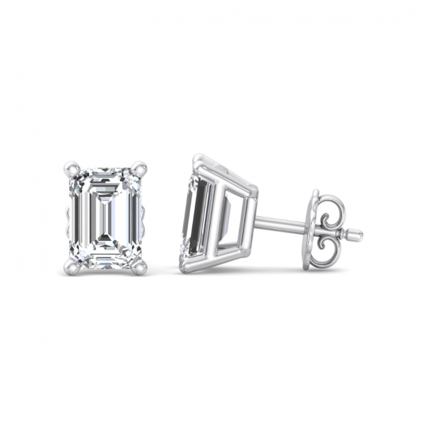 Серьги Fancy-EARSL0364-18K-W-ECP2.00