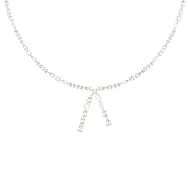 Ожерелье KJN16472-9CT-YELLOW