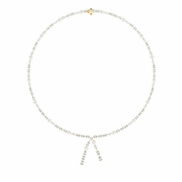 Ожерелье KJN16472-9CT-YELLOW