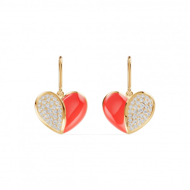 Серьги RC11101-CERM-RED-4YEAR-LAB