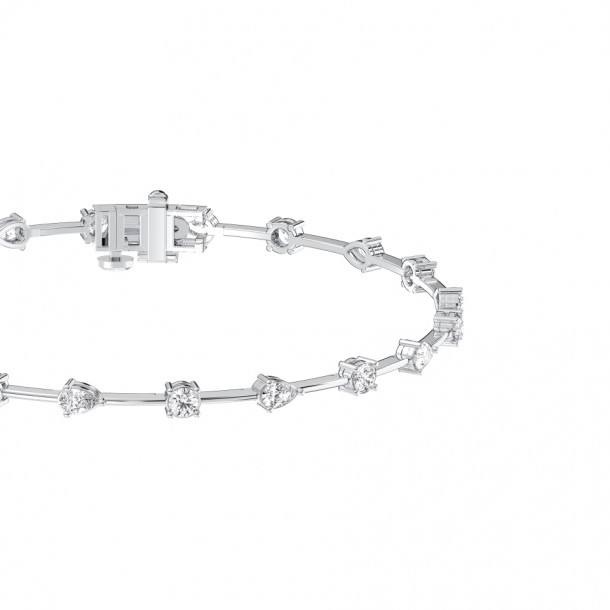 Браслет KJB17548-1.00CT-WHITE