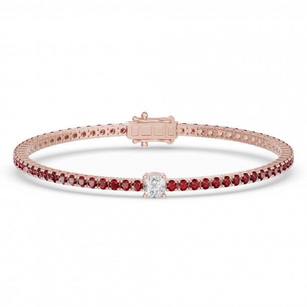 Браслет RC10590RUBY-CU-4RBR