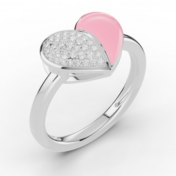 Кольцо RC11100-CERM-PINK-8WL-NAT