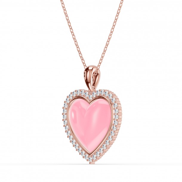 Ожерелье RC11128-CERM-PINK-8RPND-NAT