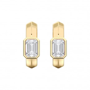 Серьги KJE14356-EMR-1.00CT-YELLOW