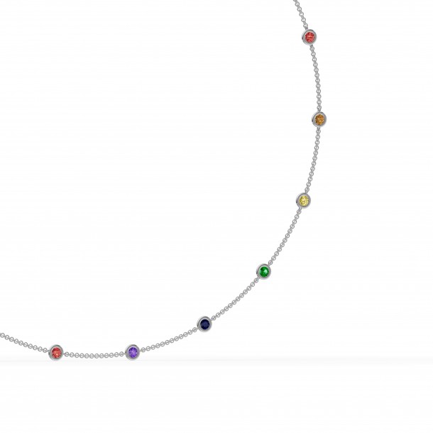 Ожерелье RC11377RAINBOW-PTNK