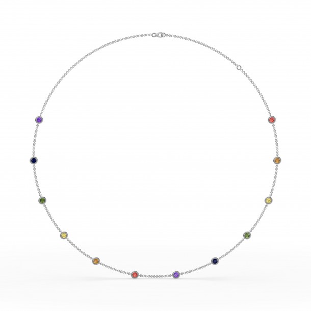 Ожерелье RC11377RAINBOW-PTNK