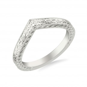 Обручальное кольцо «Графичная грань рисунка»