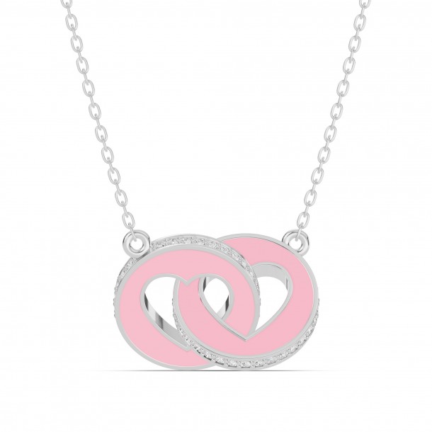 Ожерелье RC11195-CERM-PINK-8WPND-NAT