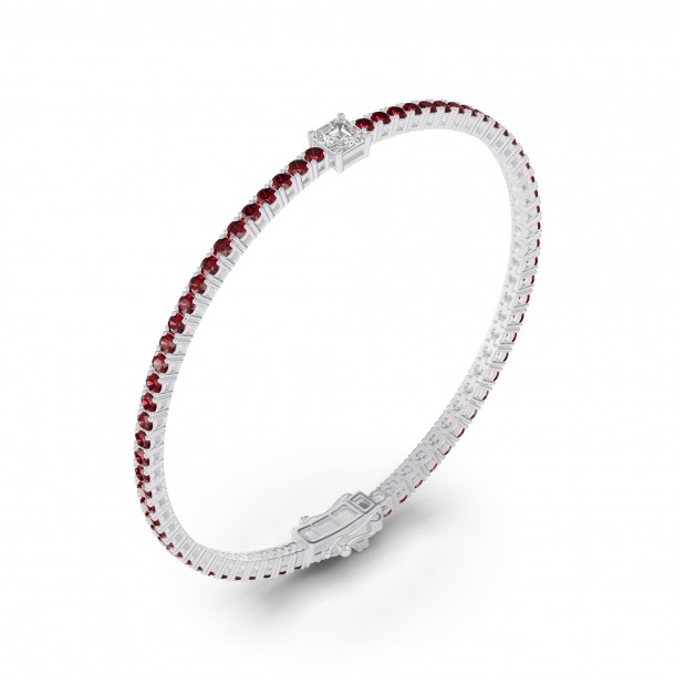 Браслет RC10590RUBY-AS-4WBR