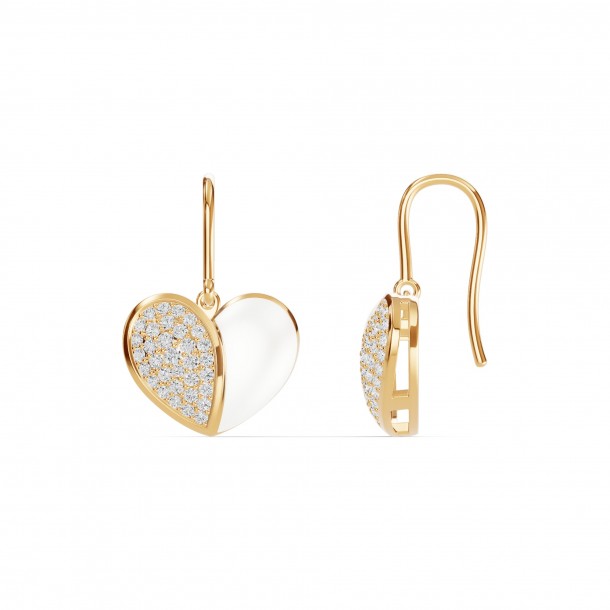 Серьги RC11101-CERM-WHITE-4YEAR-NAT