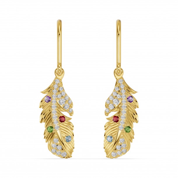 Серьги RC10964EAR-NAT-GEMS-4Y