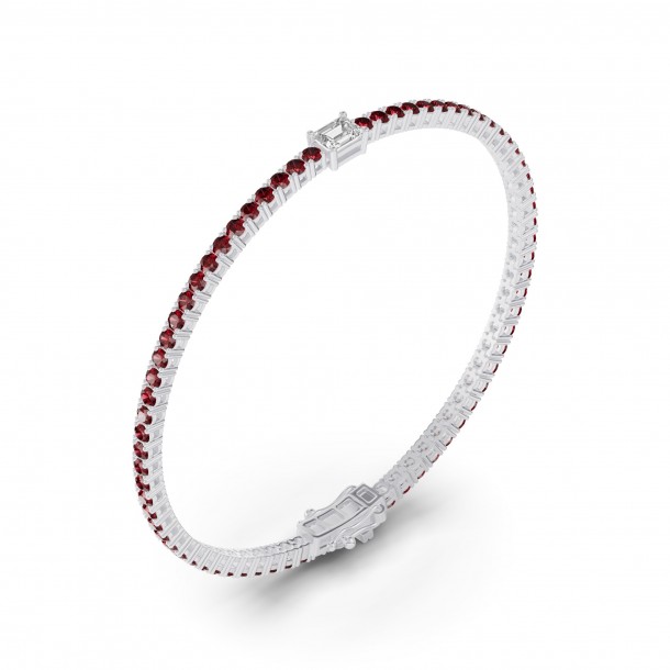 Браслет RC10590RUBY-EM-8WBR