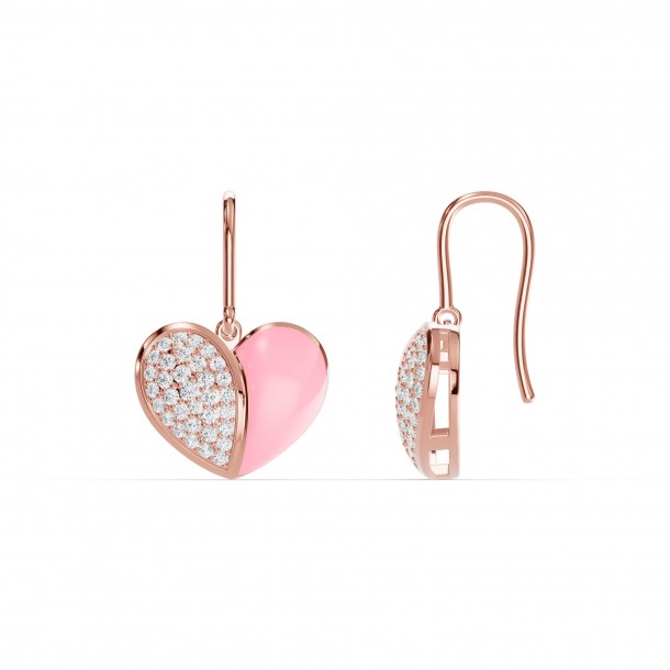 Серьги RC11101-CERM-PINK-4REAR-NAT