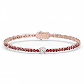 Браслет RC10590RUBY-RD-8RBR