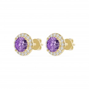 Серьги RC10836-AMETH-8YEAR-LAB